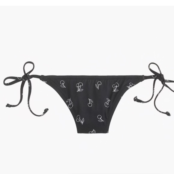 SOLD NEW J. Crew Cherry Print String Bikini Set S - Picture 4 of 6